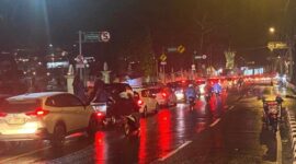 Hujan di Kota Bogor mengguyur hingga malam