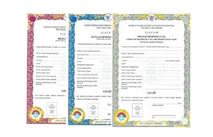 Ilustrasi ijazah. /Dok. indonesia.go.id/