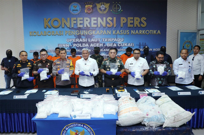 Polri Bongkar Penyelundupan 2 Ton Narkoba, Terdakwa Asal Thailand Terancam Hukuman Mati