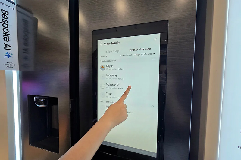 Samsung Bespoke AI Refrigerator Family Hub Jadi Pusat Informasi Jadwal Harian