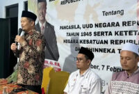 Anggota MPR RI Amin Ak menyampaikan paparan saat kegiatan Sosialisasi Tahap II 
