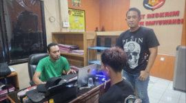 Remaja maling motor di Pantai Boom