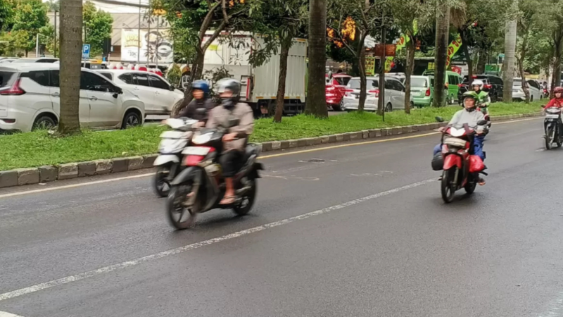 Kecelakaan di Jalan Abdullah Bin Nuh Yasmin