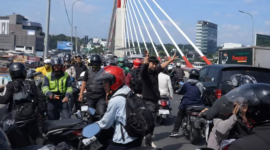 Pelajar SMK tewas usai loncat dari Flyover Pasupati