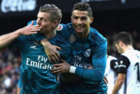 Kroos (kiri) dan Ronaldo masih melayani Real Madrid bersama. Foto: AFP