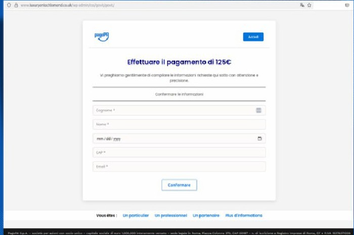 Laporan CERT-AGID: Phishing PagoPA dan Penipuan PEC Meningkat Tajam di Italia