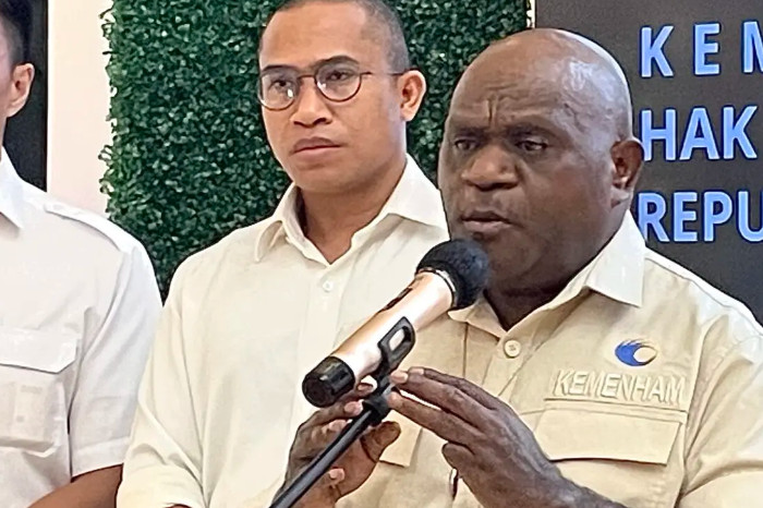 Menteri HAM RI, Natalius Pigai. 