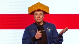 Miliarder Elon Musk di Green Bay, Wisconsin (AS) pada Maret 2025. Foto: AP