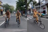 Wakil Bupati Bojonegoro Awali Bike to Work