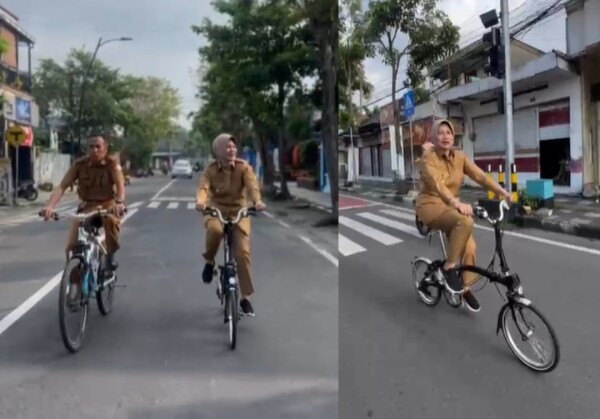Wakil Bupati Bojonegoro Awali Bike to Work