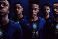 Jersey Tandang Jordan Timnas Brasil