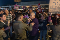 Demonstrasi Menentang Perang Netanyahu