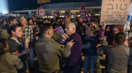 Demonstrasi Menentang Perang Netanyahu