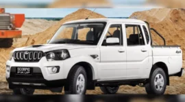 Tampilan mobil Mahindra Scorpio Pickup. (Mahindra) 