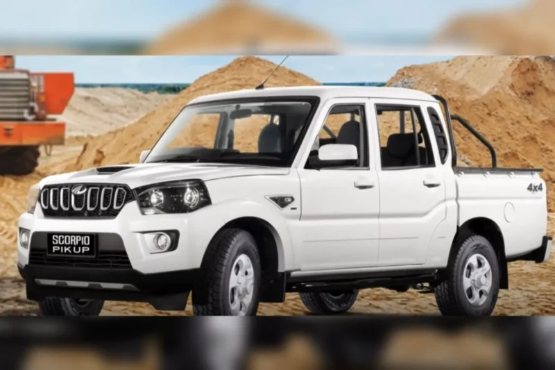 Tampilan mobil Mahindra Scorpio Pickup. (Mahindra) 