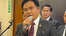 Menteri Koordinator Bidang Hukum, HAM, Imigrasi, dan Pemasyarakatan (Menko Kumham Imipas), Yusril Ihza Mahendra