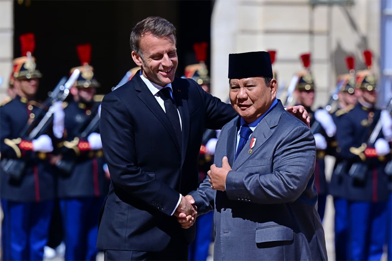 Presiden Prabowo dan Emmanuel Macron Perkuat Kerja Sama Strategis Indonesia-Prancis